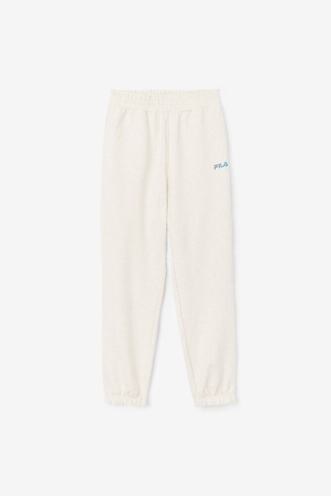 Fila Pants Womens White - Ziva Oversized Jogger - Philippines 5470891-JT